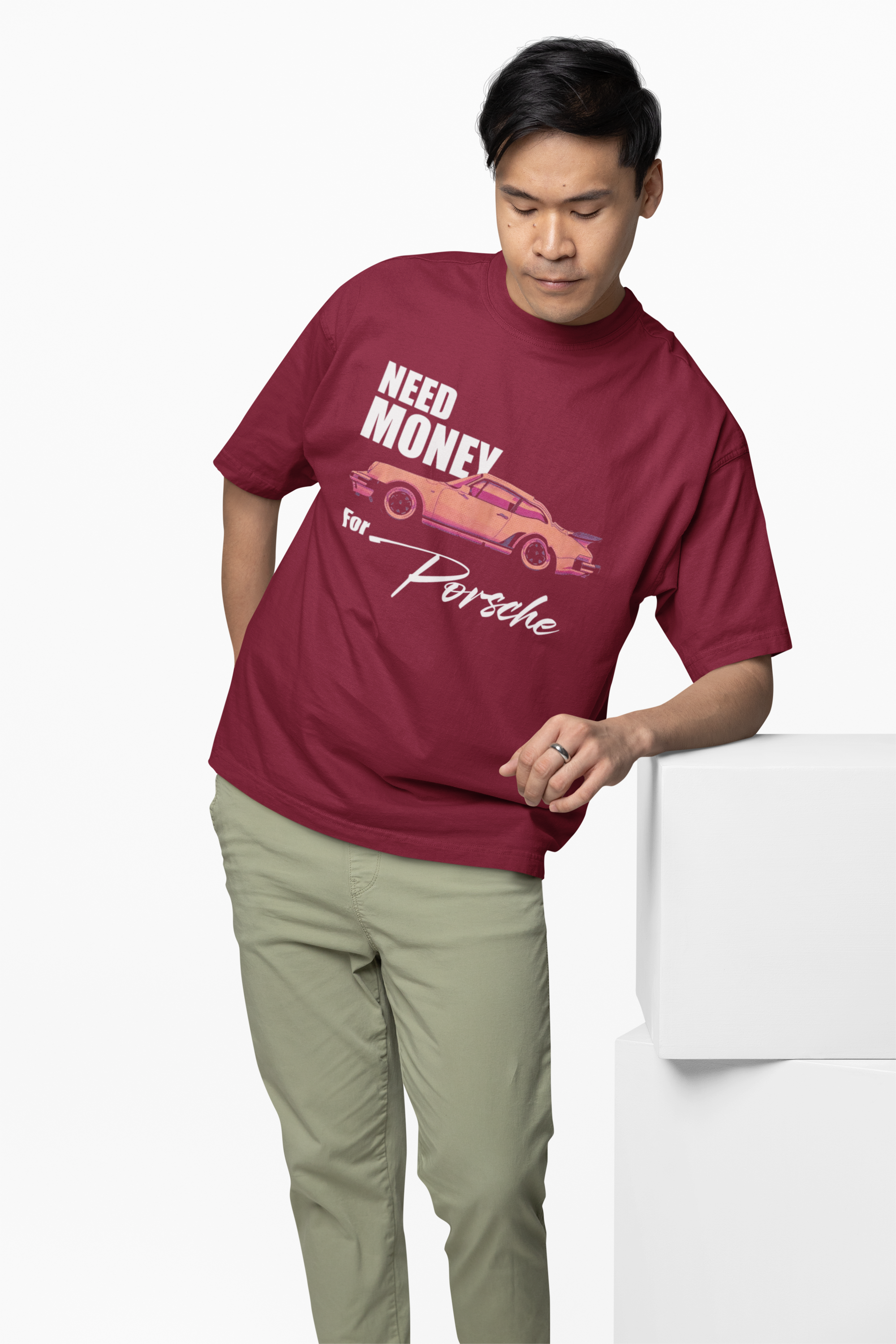 Need Money For Porsche Oversized T-Shirt