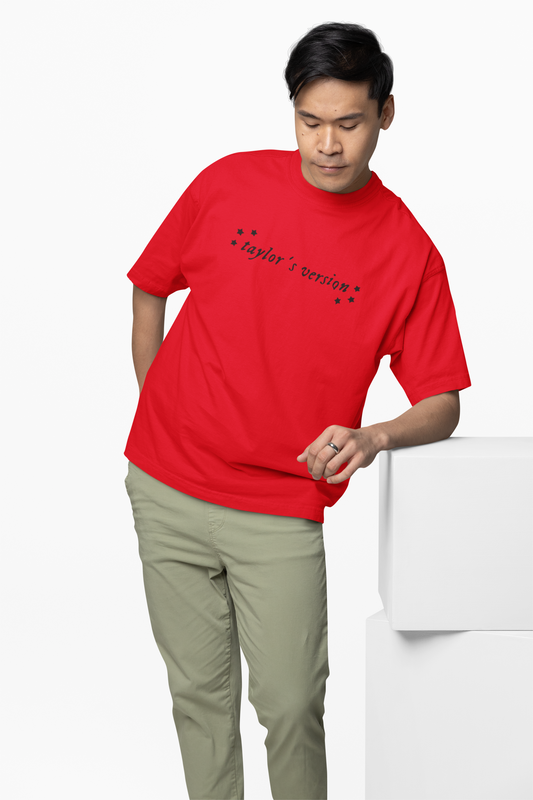 Taylor's Version Oversized T-Shirt for Fans Streetwear Tees