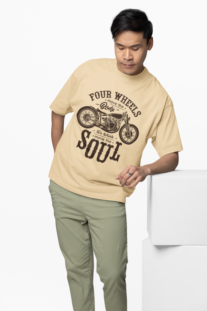 Soul Biker Oversized T-Shirts for Bold Rider Streetwear Tee