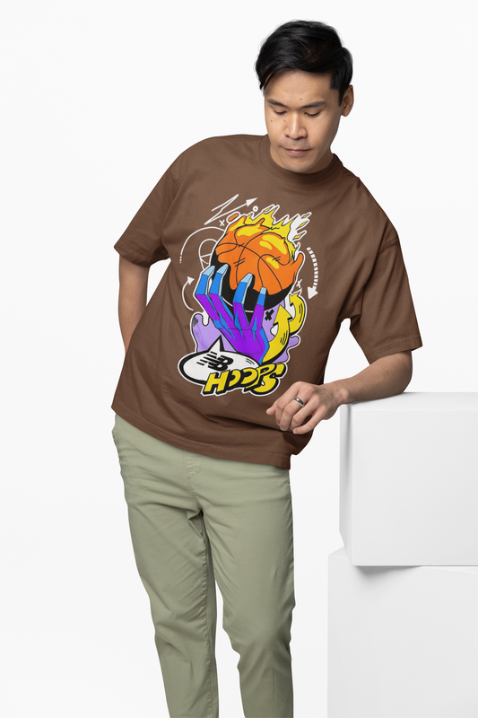 NB Hoops Oversized T-Shirt – Trendy & Comfortable Streetwear
