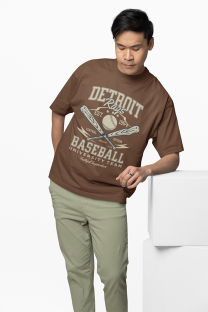 Baseball Detroit Oversized T-Shirt