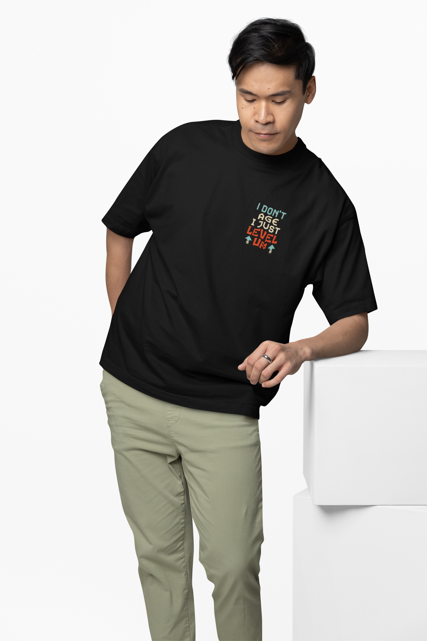Level Up Oversized T-Shirt for Modern Casual Wear