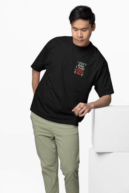 Level Up Oversized T-Shirt for Modern Casual Wear