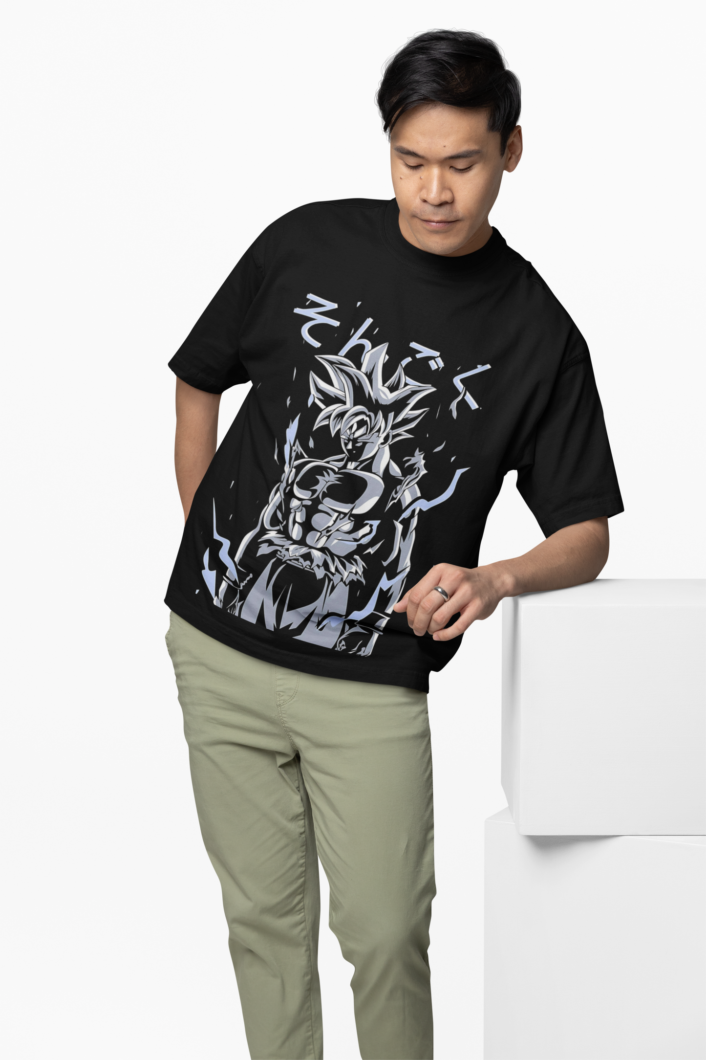 Eternal Warrior Goku Oversized T-Shirt Anime Streetwear
