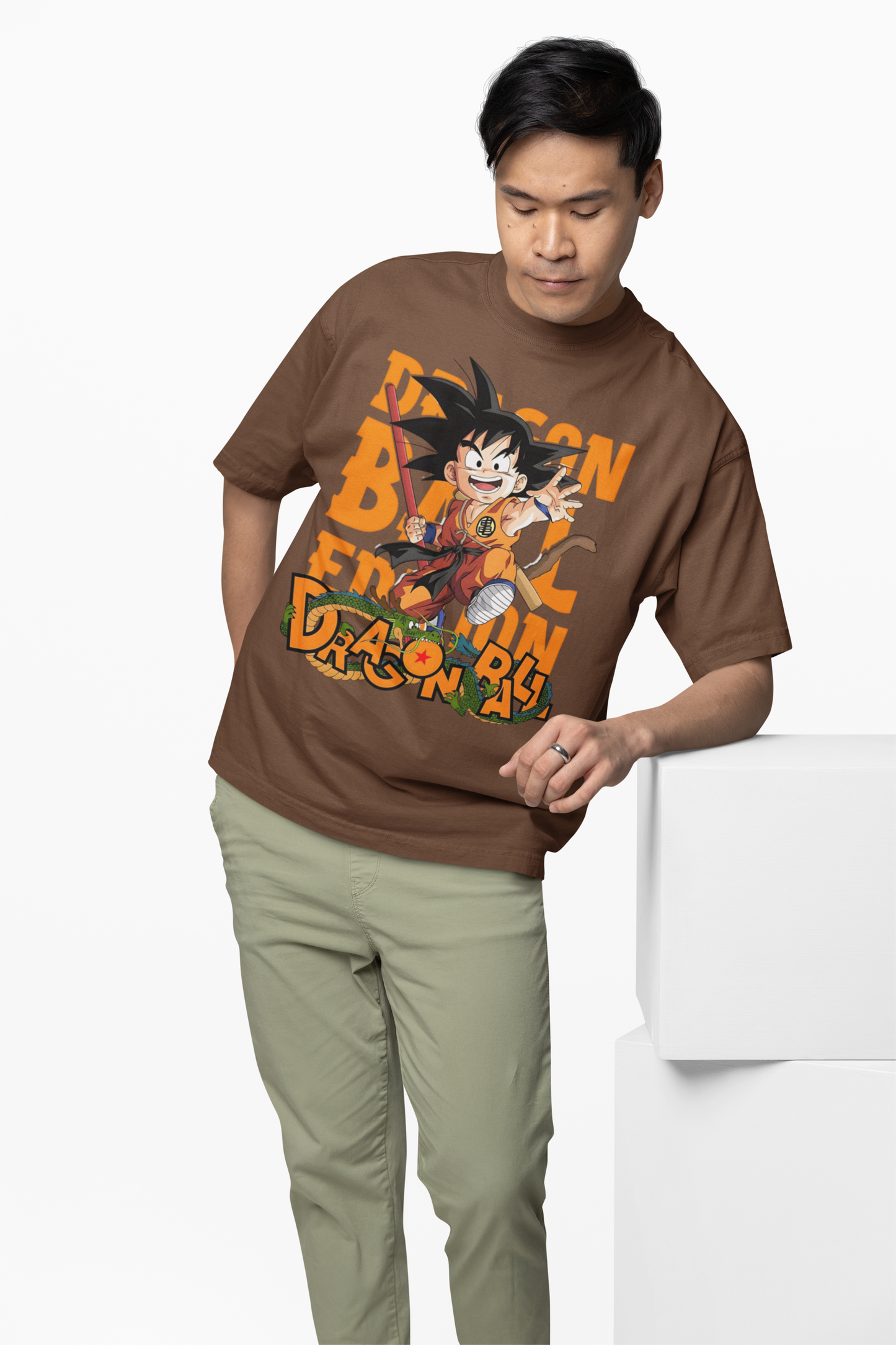 Son Goku Anime Oversized T-Shirt Dragon Ball Streetwear Tee