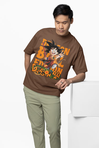 Son Goku Anime Oversized T-Shirt Dragon Ball Streetwear Tee