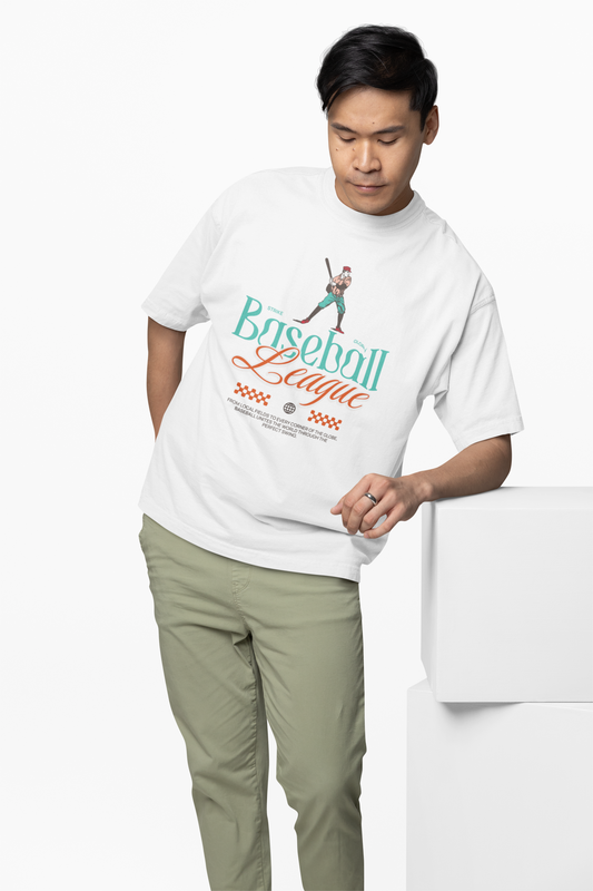 Baseball League Oversized T-Shirt