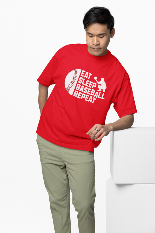 Eat Sleep Repeat Oversized T-Shirt