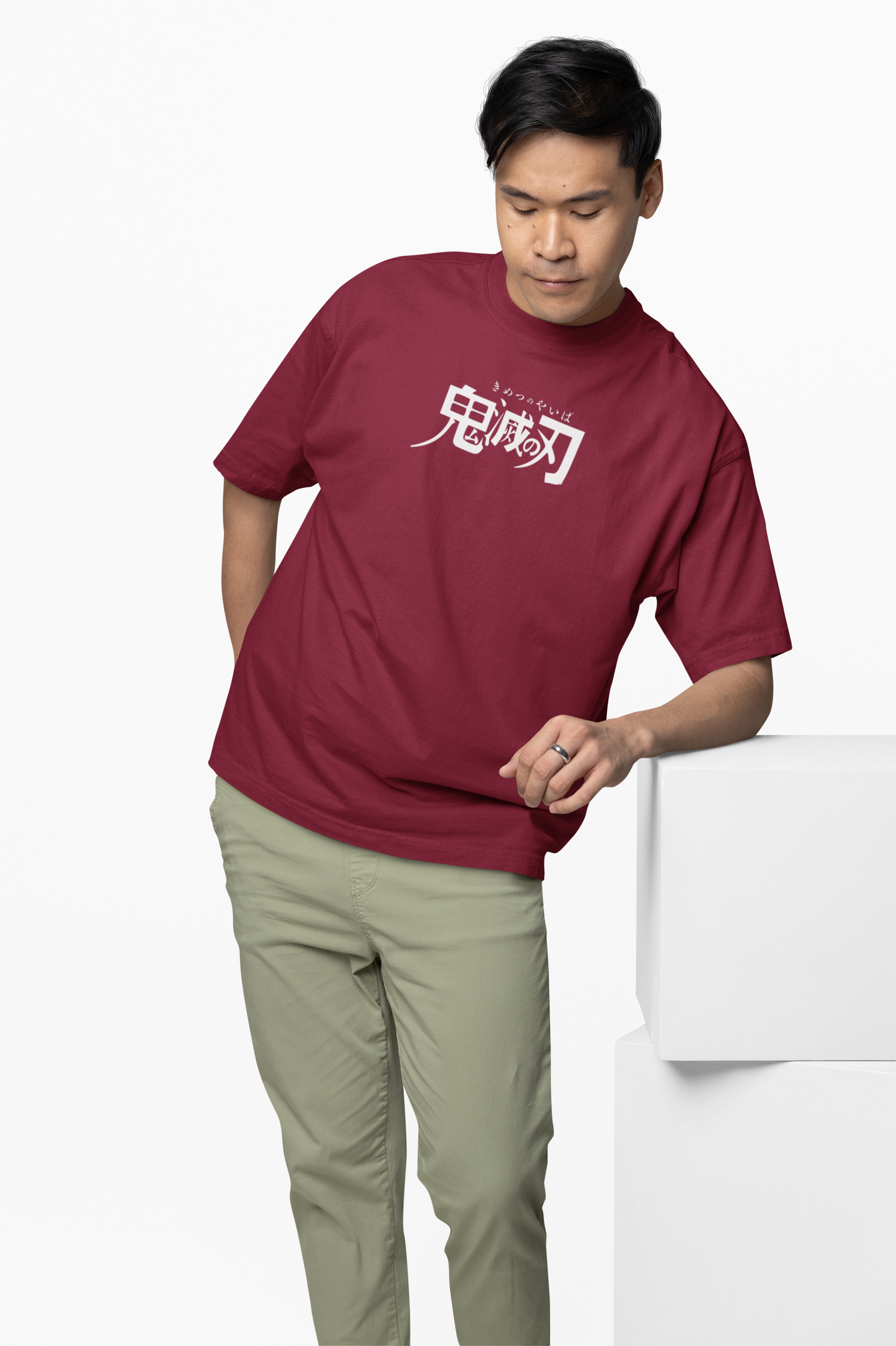 Demon Slayer Oversized T-Shirt Embrace Breath of the Sun Style.