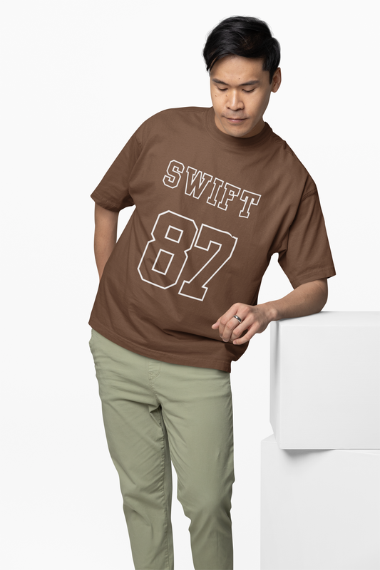 Taylor Swift's 87 Graphic Oversized T-Shirt Fans Style Tees