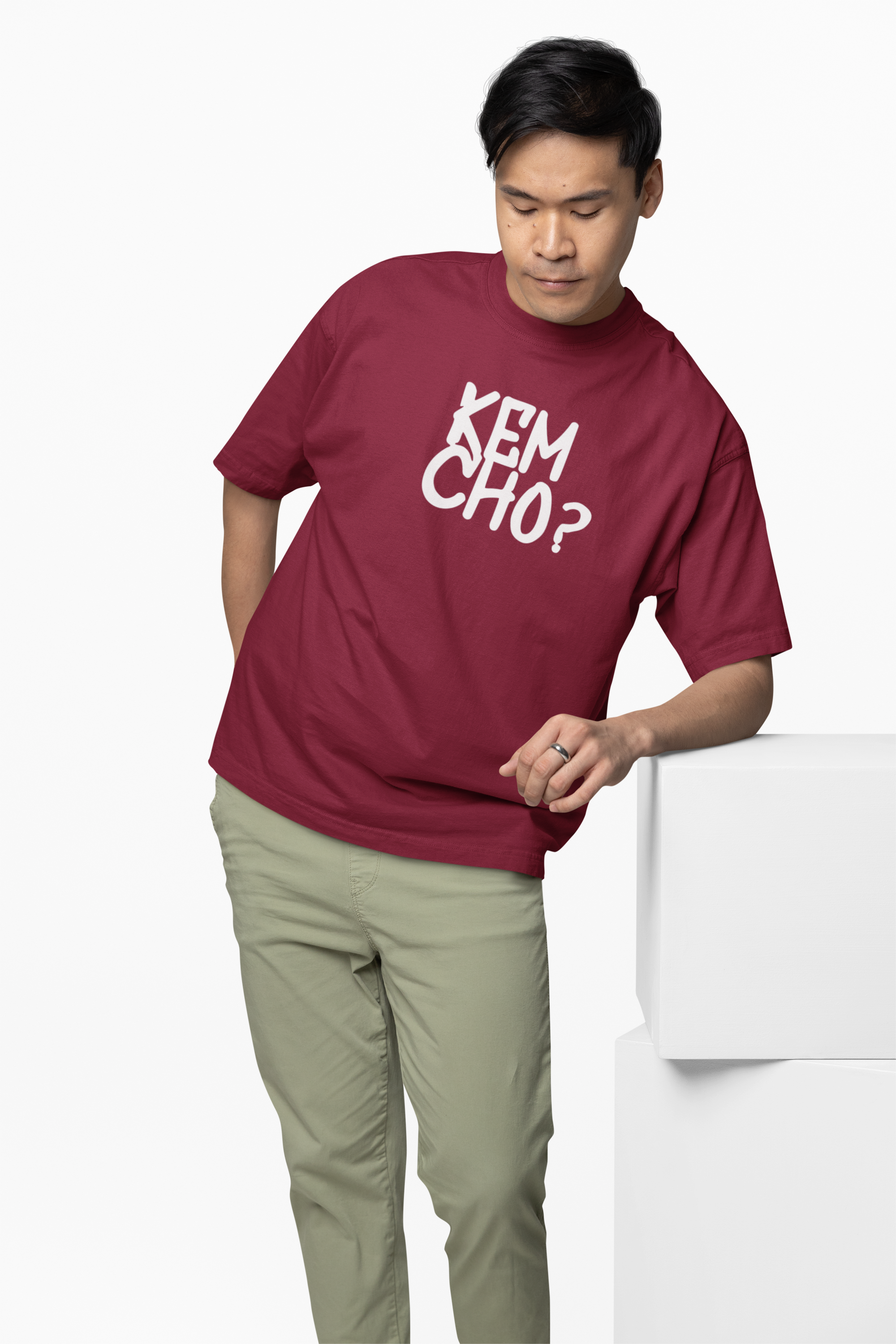Kem Cho Gujarati Oversized T-Shirt