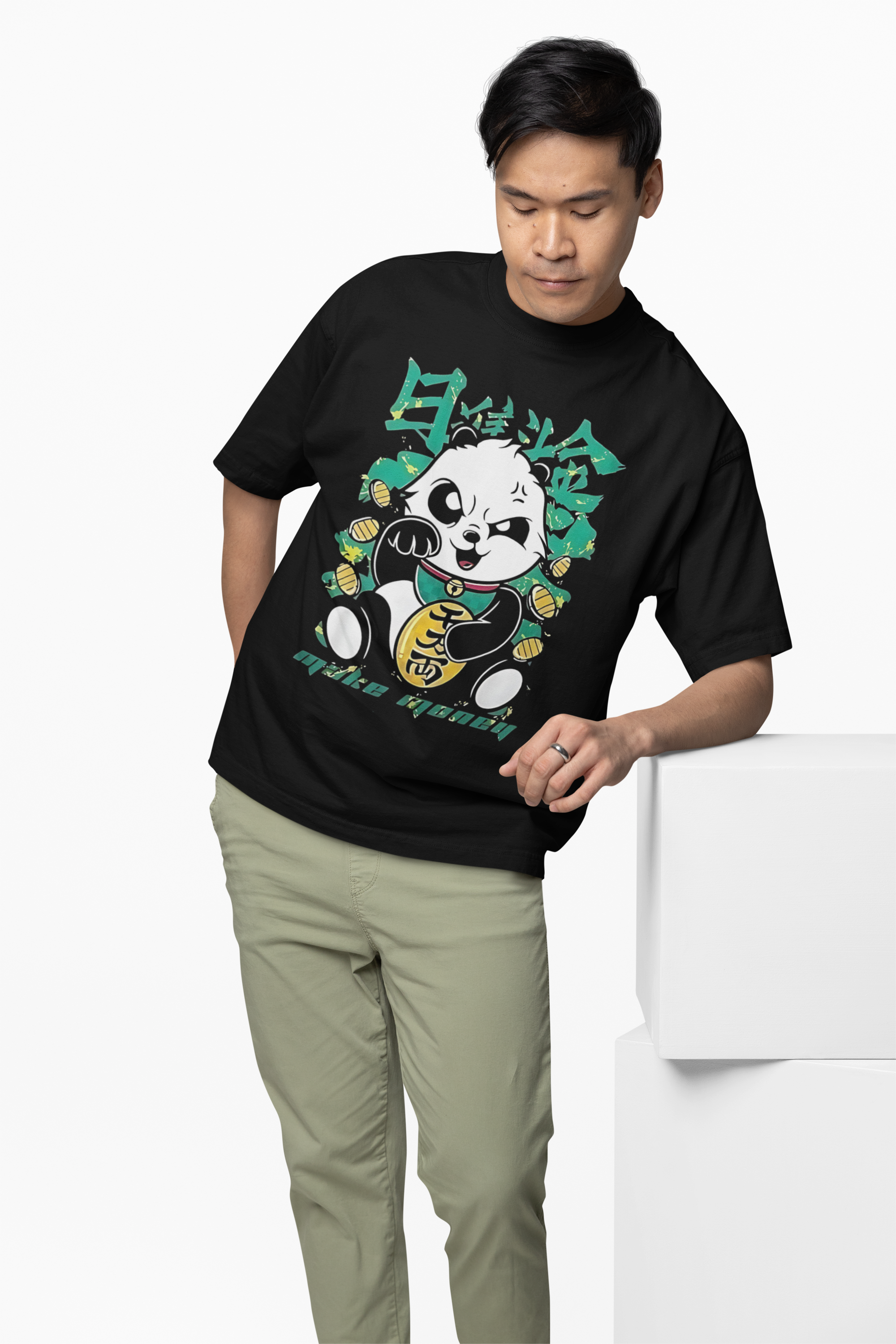 Cozy Panda Oversized T-Shirt