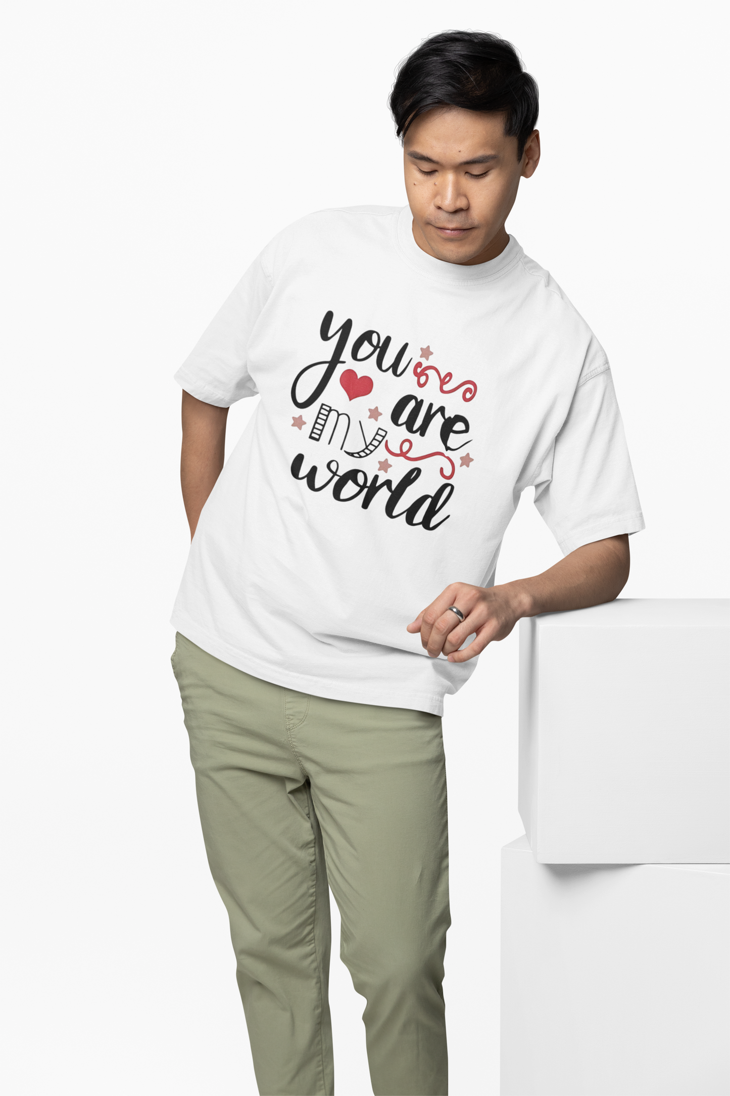 You Are My World Oversized T-Shirt