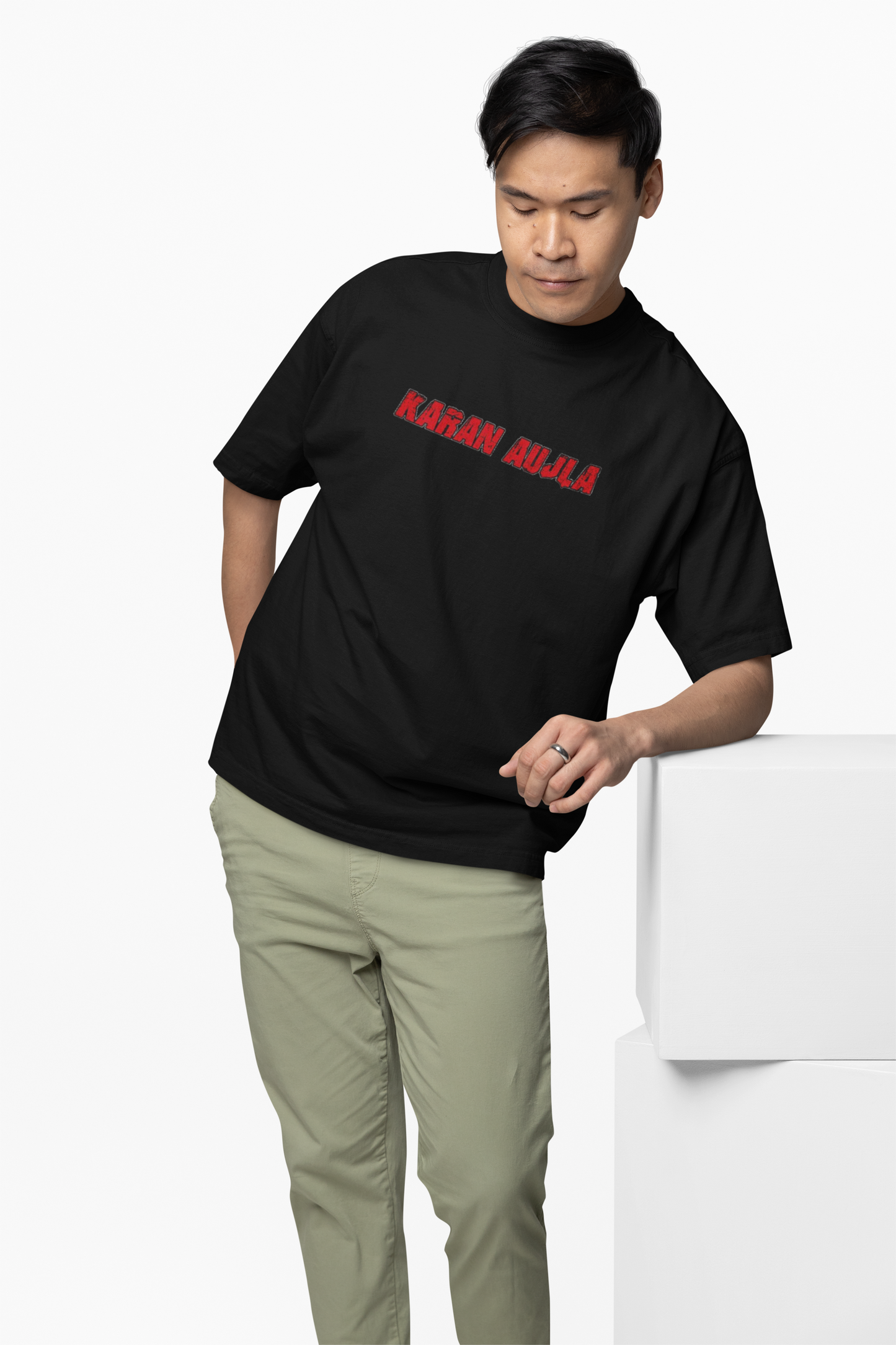 Superstar Karan Aujla Oversized T-Shirt Punjabi Style Tees
