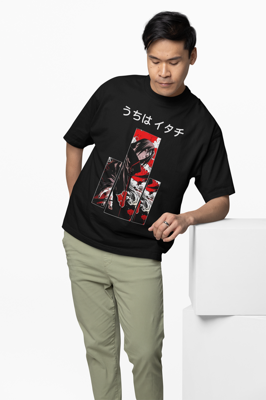 Buy Fream Of Uchiha Oversized T-Shirt – Cool Ninja Streetwear
