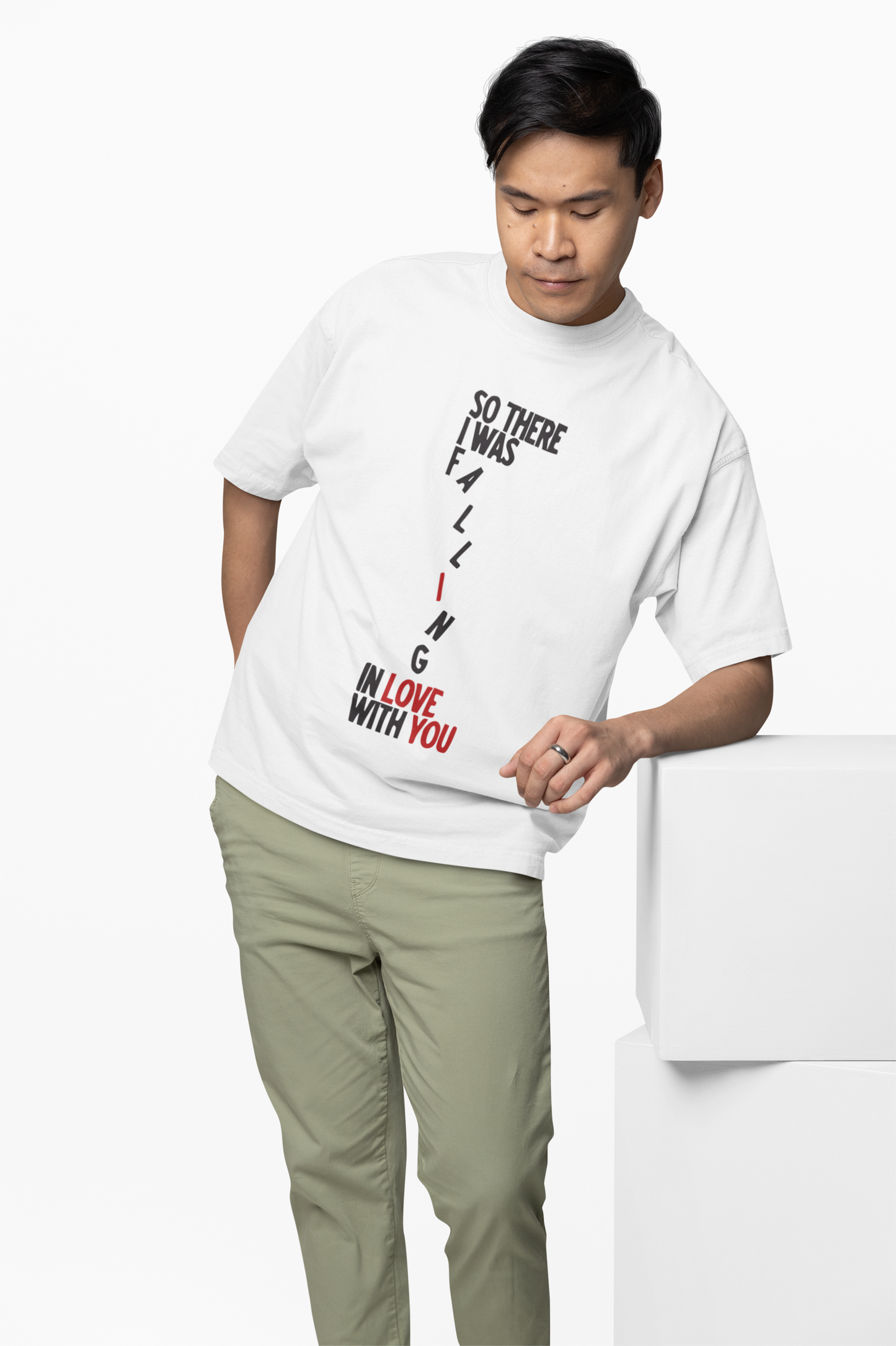 Boyfriend Love Oversized T-Shirt – Relaxed Fit with Bold