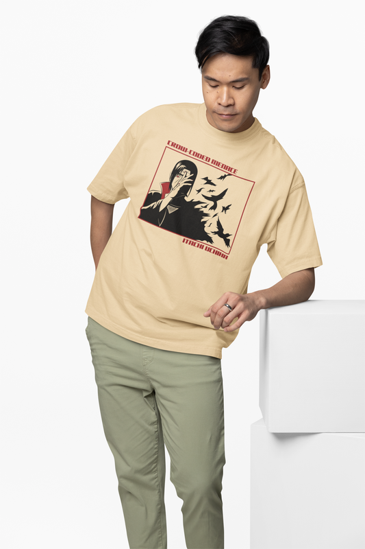 Crow Coded Menace Oversized T-Shirt