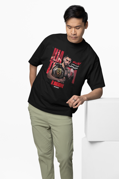 UFC Winner Oversized T-Shirt for Bold Fight Fan Fashion Tees