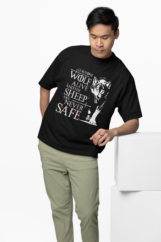 Wolf Graphic oversized T-Shirts