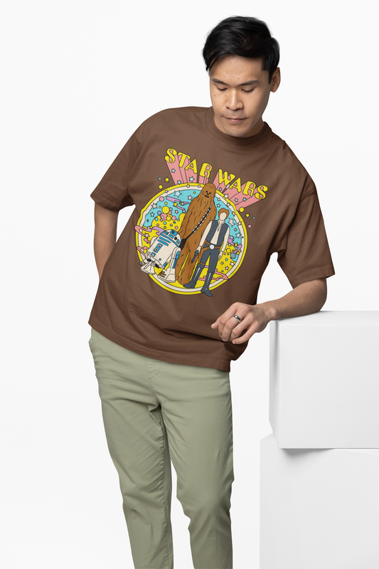 Groovy Retro Oversized T-Shirts – Vintage Aesthetic Streetwear
