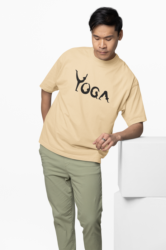 Peace Within Yoga Oversized T-Shirt Zen Streetwear Tee Now