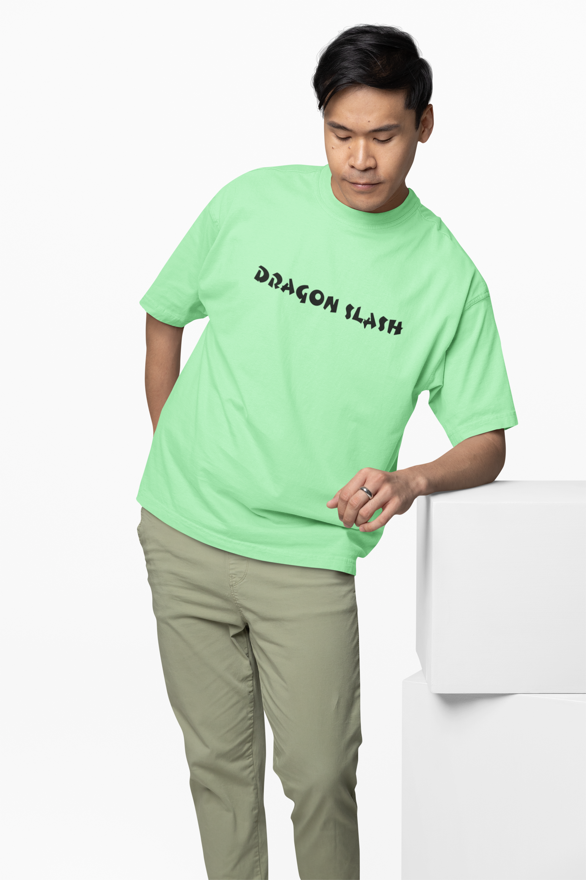 Samurai Dragon Spirit Oversized T-Shirt