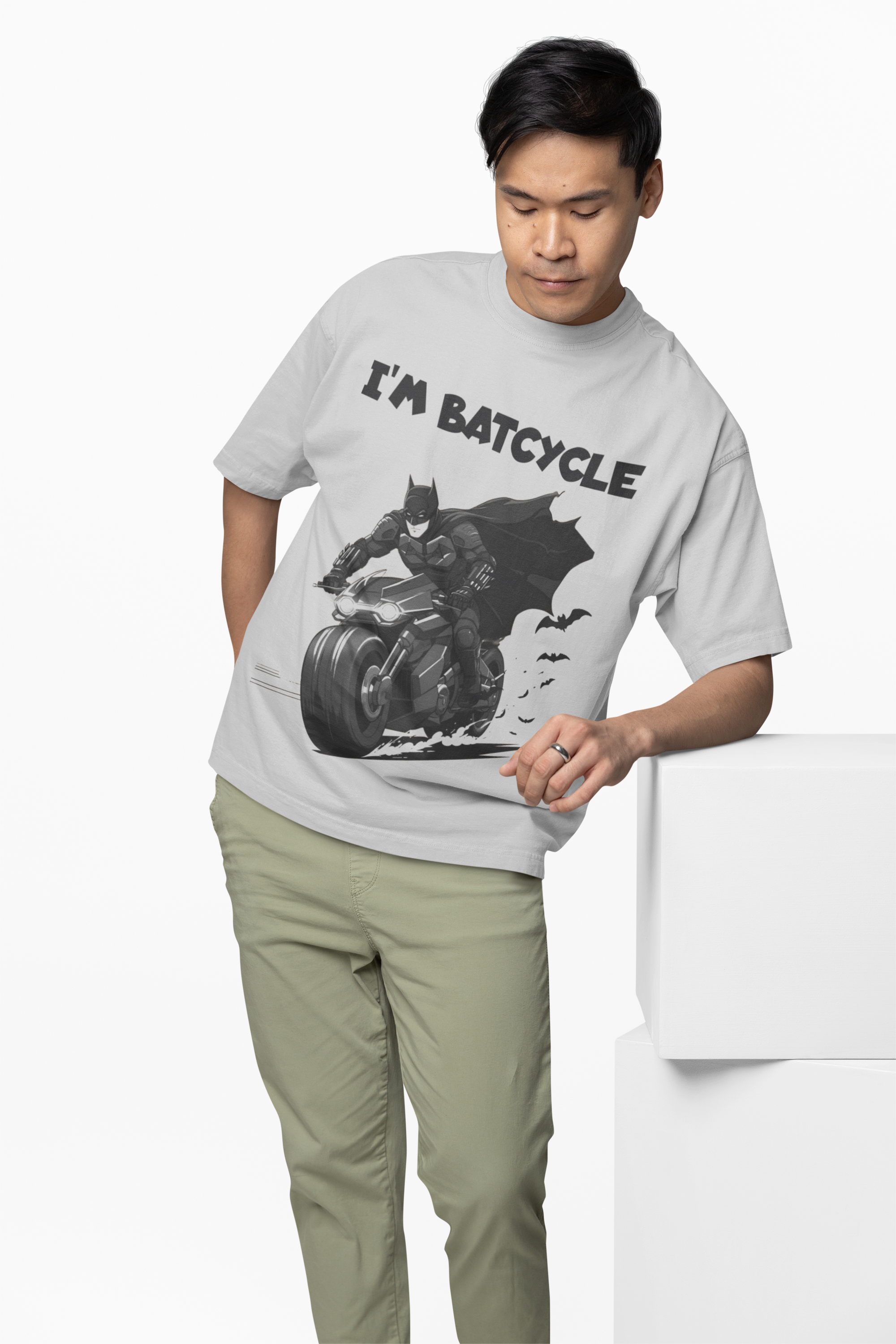 I'M Batcycle Oversized T-Shirt