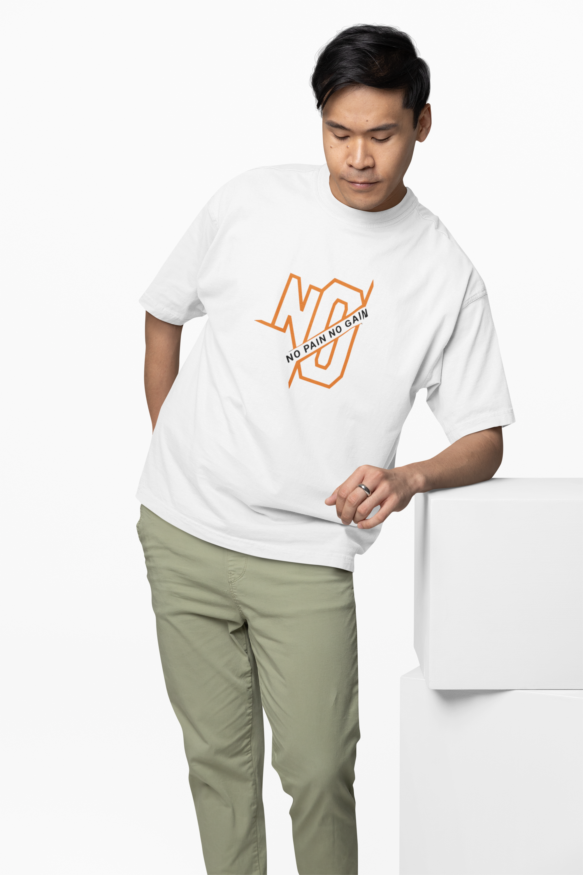 No Pain No Gain Oversized T-Shirt