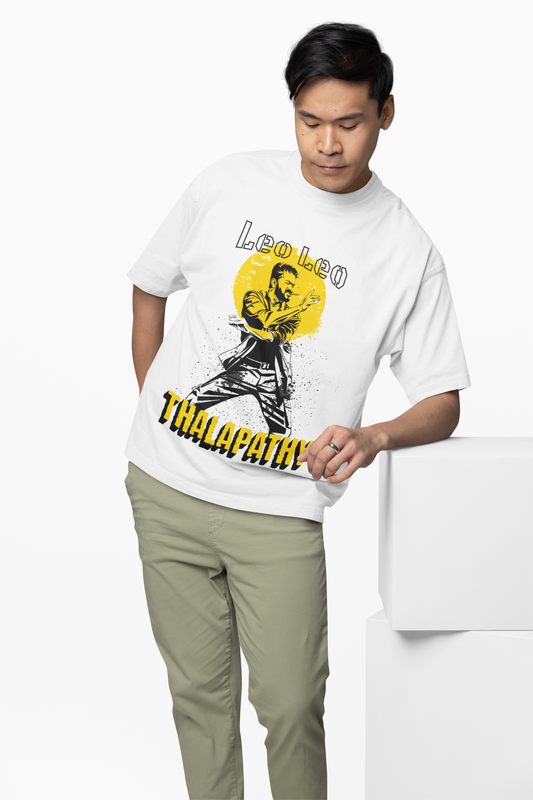 Vijay Thalapathy Actor T Shirt Bold Tribute Tee for True Fans