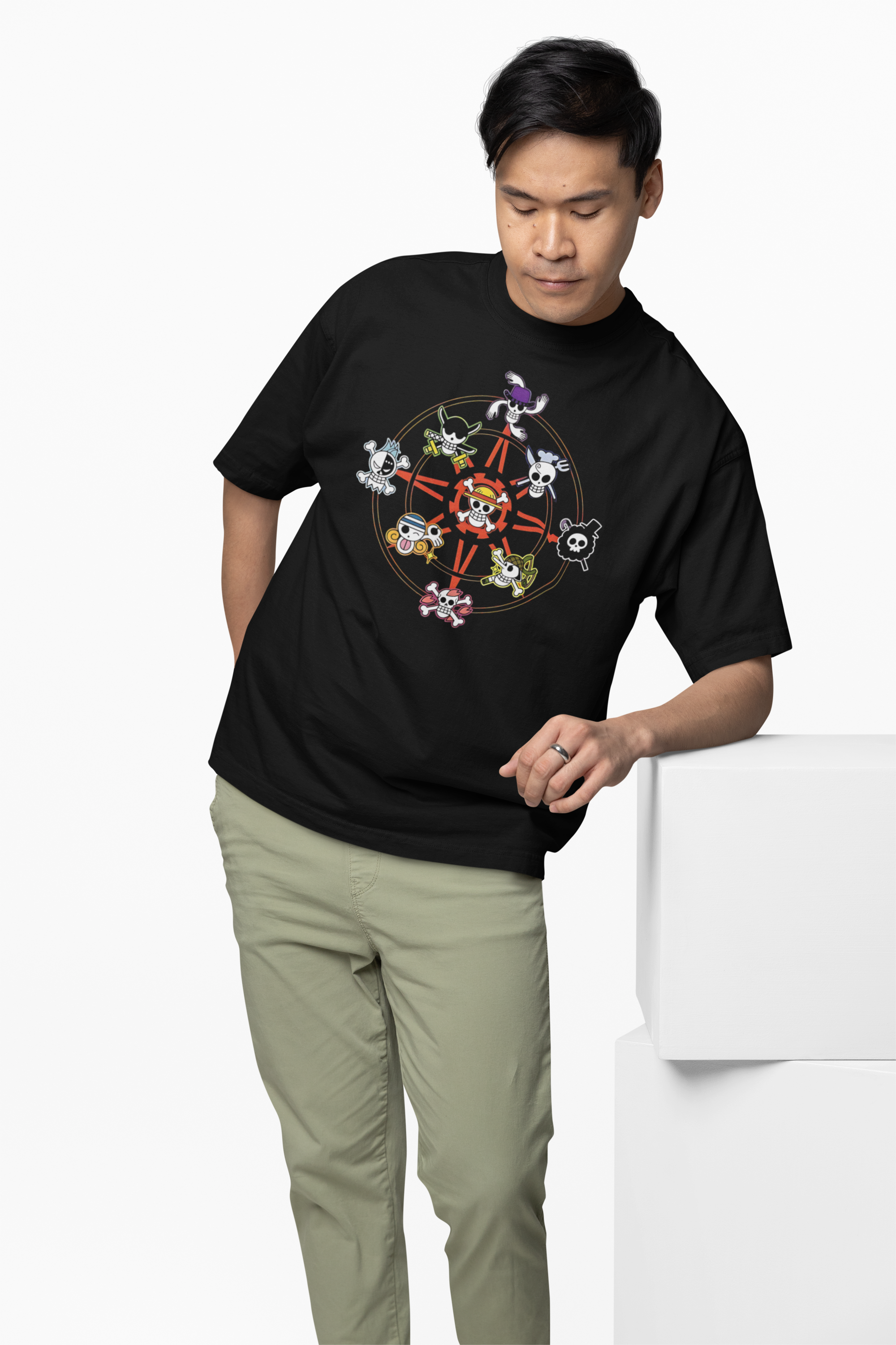 Luffy’s Emoji Oversized T-Shirt