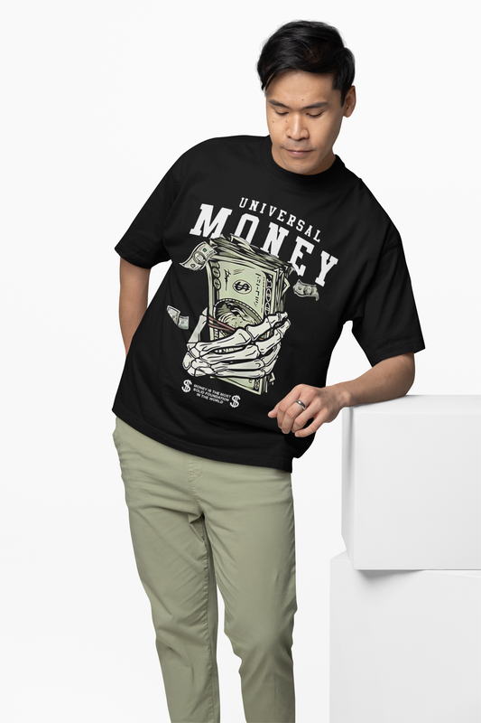 Universal Money Oversized T-Shirt for Bold Streetwear Outfits