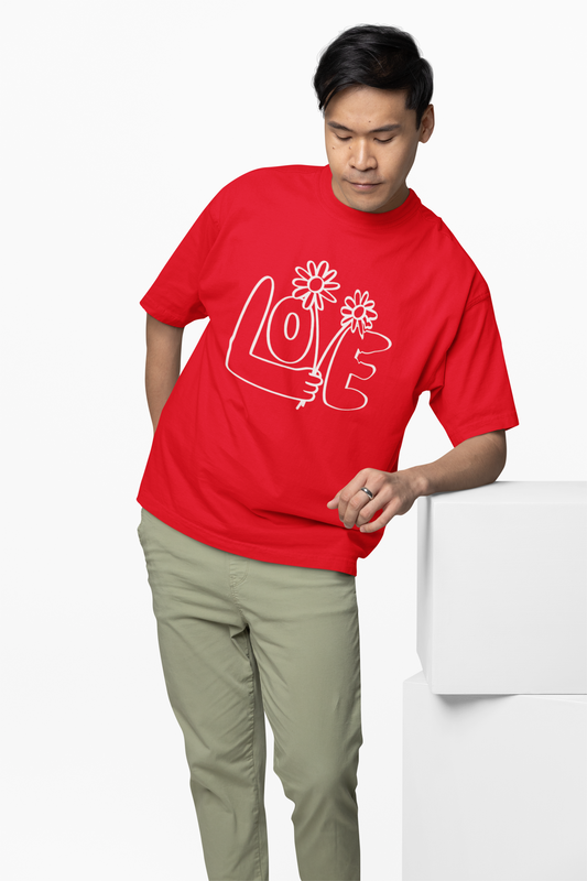 Spread Love Oversized T-Shirt – Relaxed Streetwear Vibes