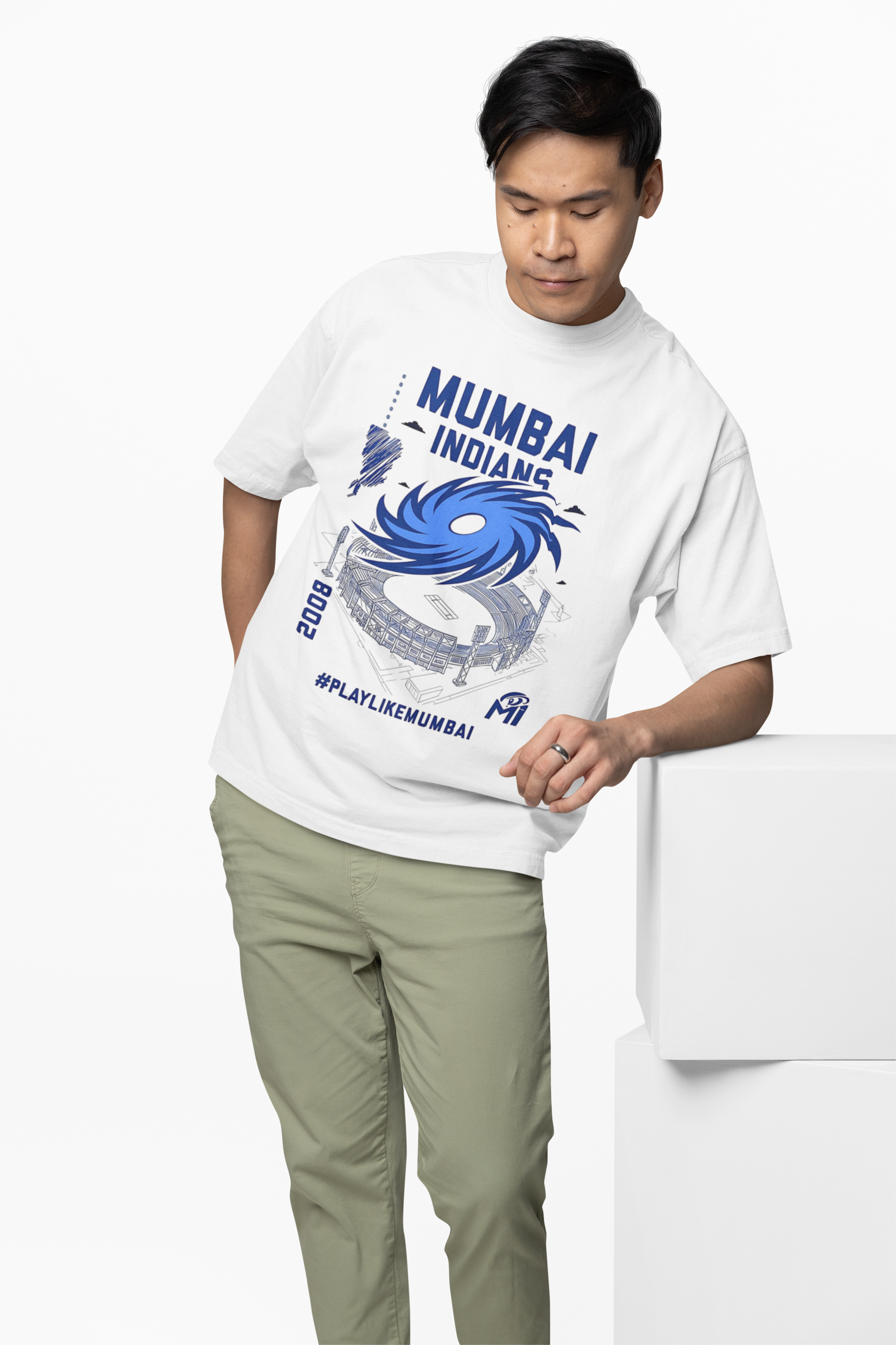 MI Champions 2008 Oversized T-Shirts