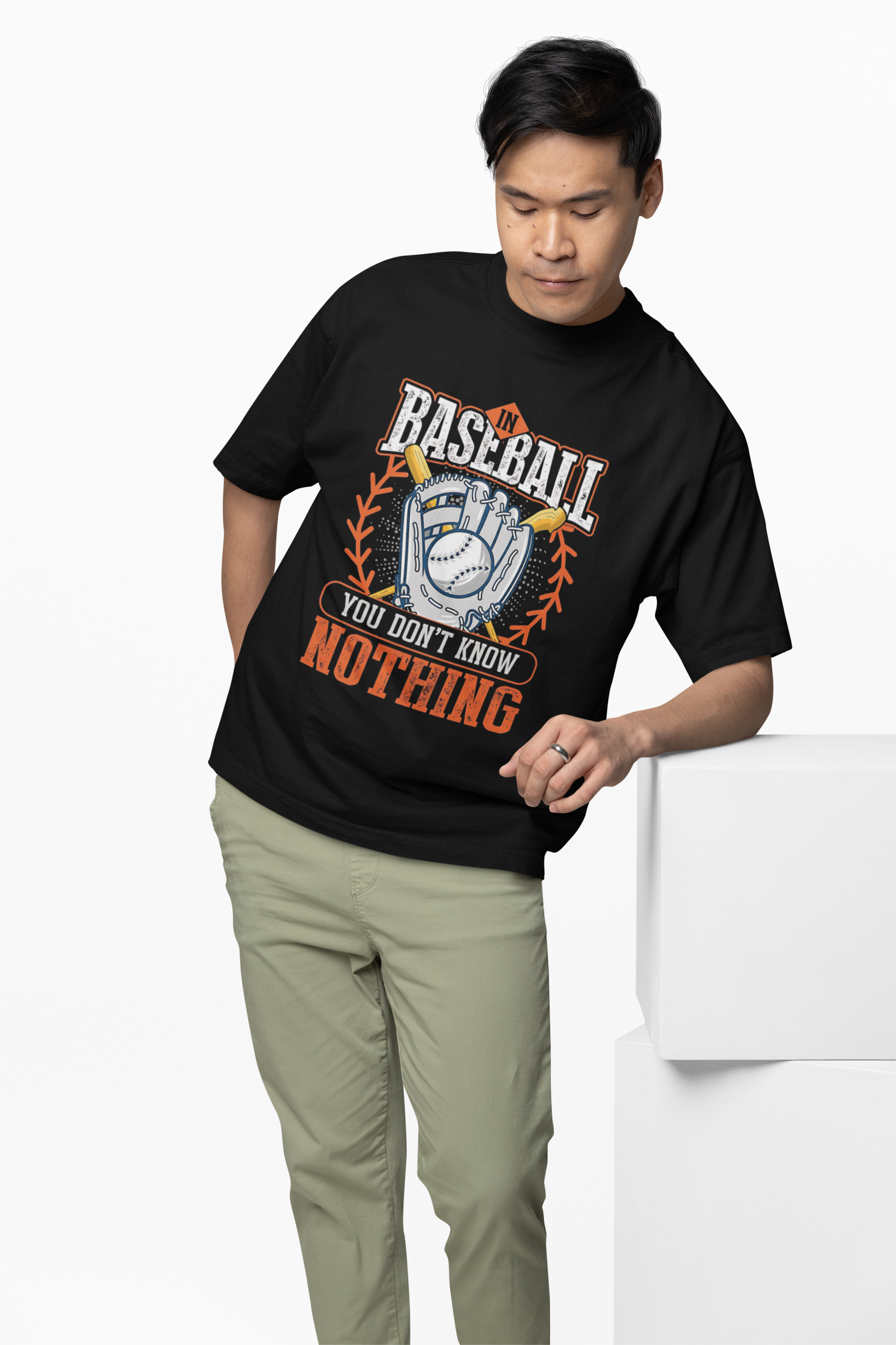 Baseball Match Oversized T-Shirt