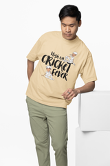 Cricket Fever Oversized T-Shirts