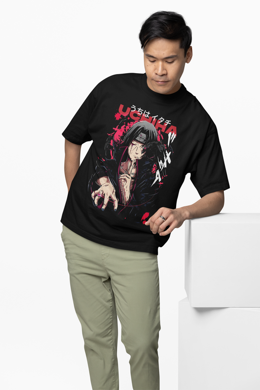 Uchiha Anime Oversized T-Shirt
