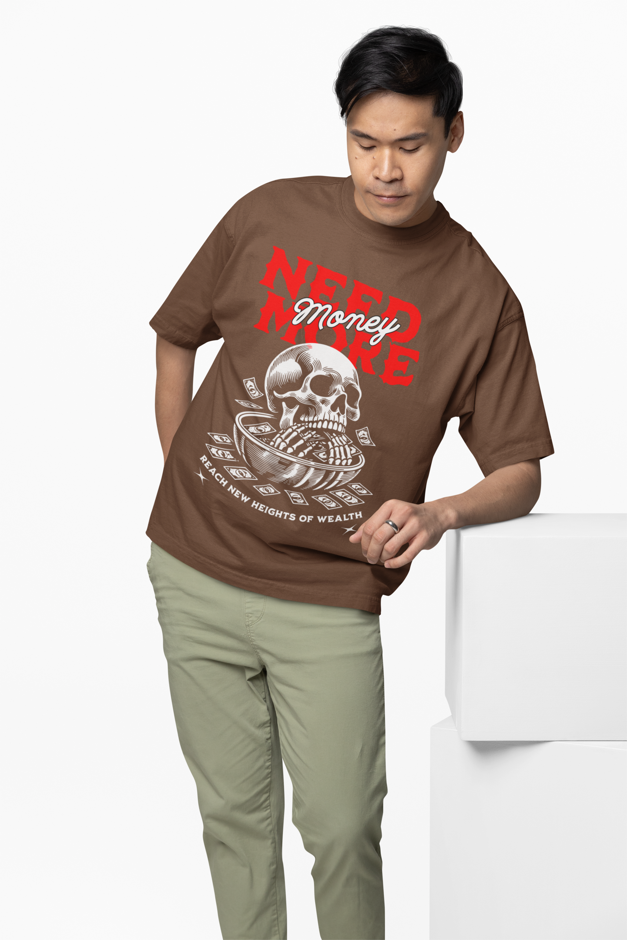 Need Money Oversized T-Shirt