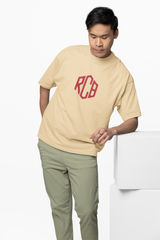 Red Hex RCB Logo Oversized T-Shirt