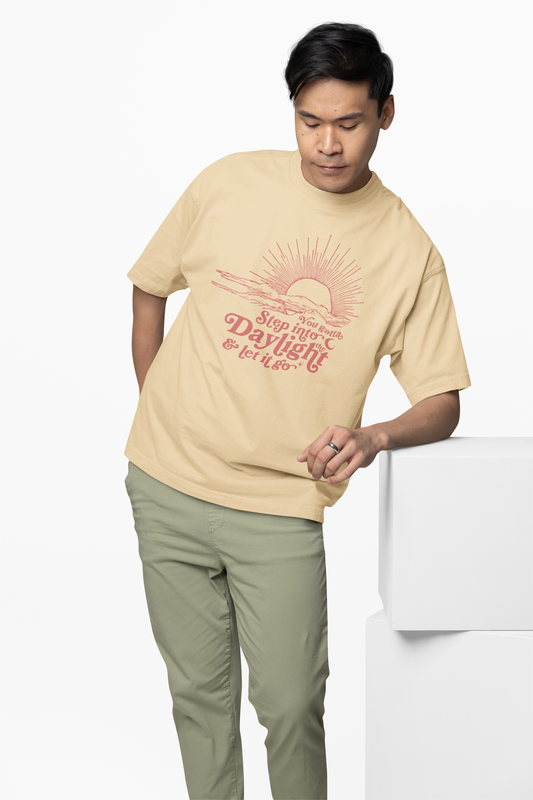 Let It Go Oversized T-Shirt-Trendy Streetwear for Men & Women