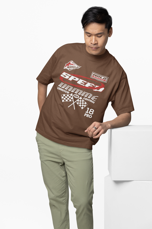 Speed Unmme Oversized T-Shirts – Bold Racing Streetwear