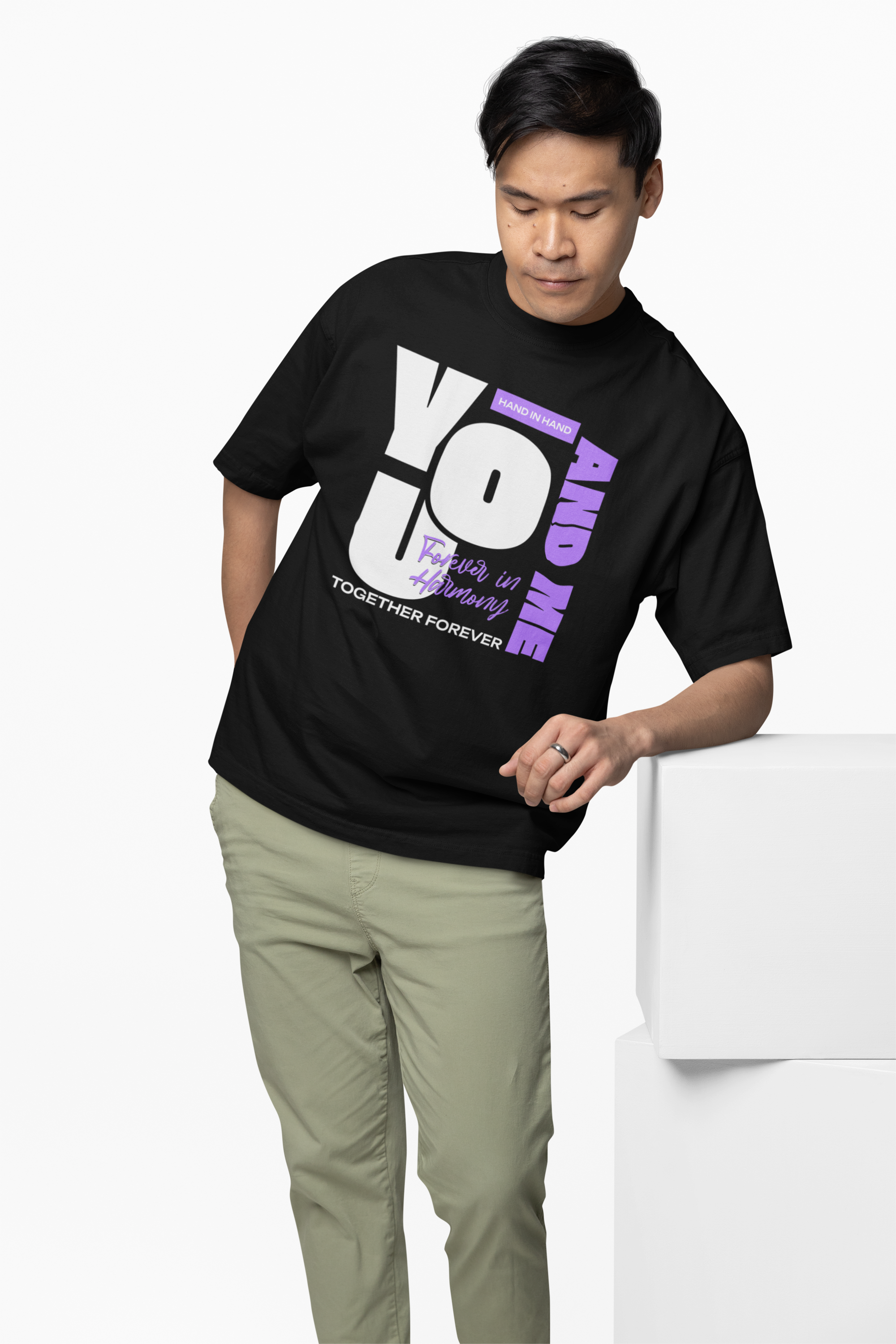 You & Me Oversized T-Shirts