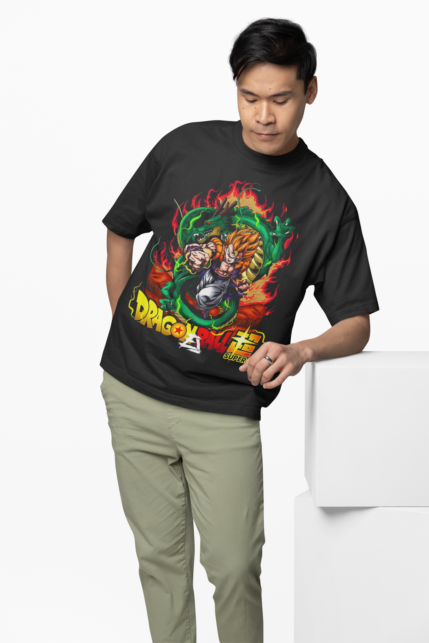 Super Dragon Oversized T-Shirt for Powerful Streetwear Look