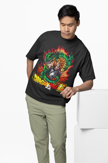 Super Dragon Oversized T-Shirt for Powerful Streetwear Look