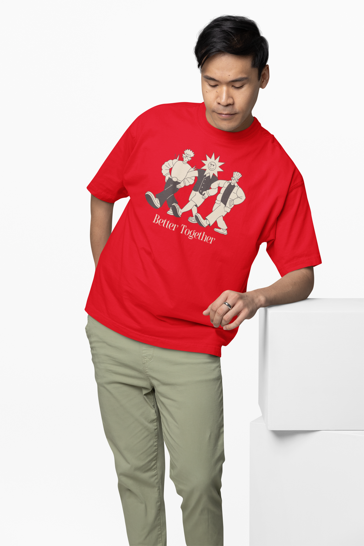 Better Together Oversized T-Shirt Comfortable Streetwear