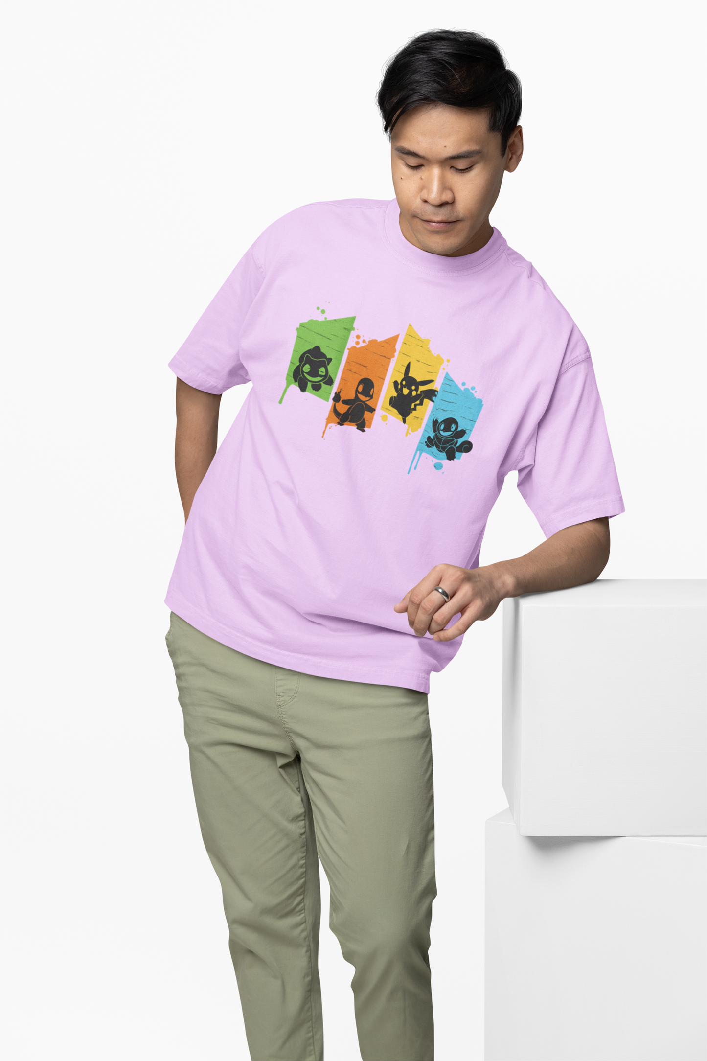 Pokemon Type Oversized T-Shirt – Relaxed Fit Anime-Inspired