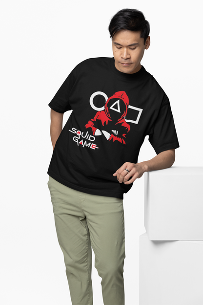 Squid Game Icons Oversized T-Shirt Pop Culture Statement Tee