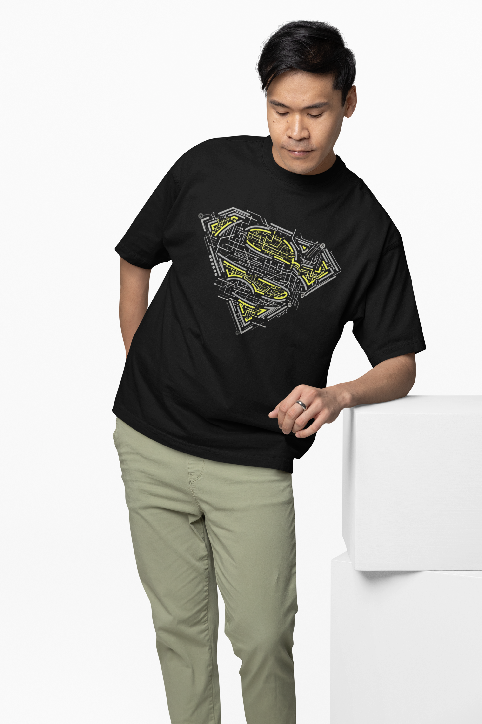 Superman Legacy Shield Oversized T-Shirt