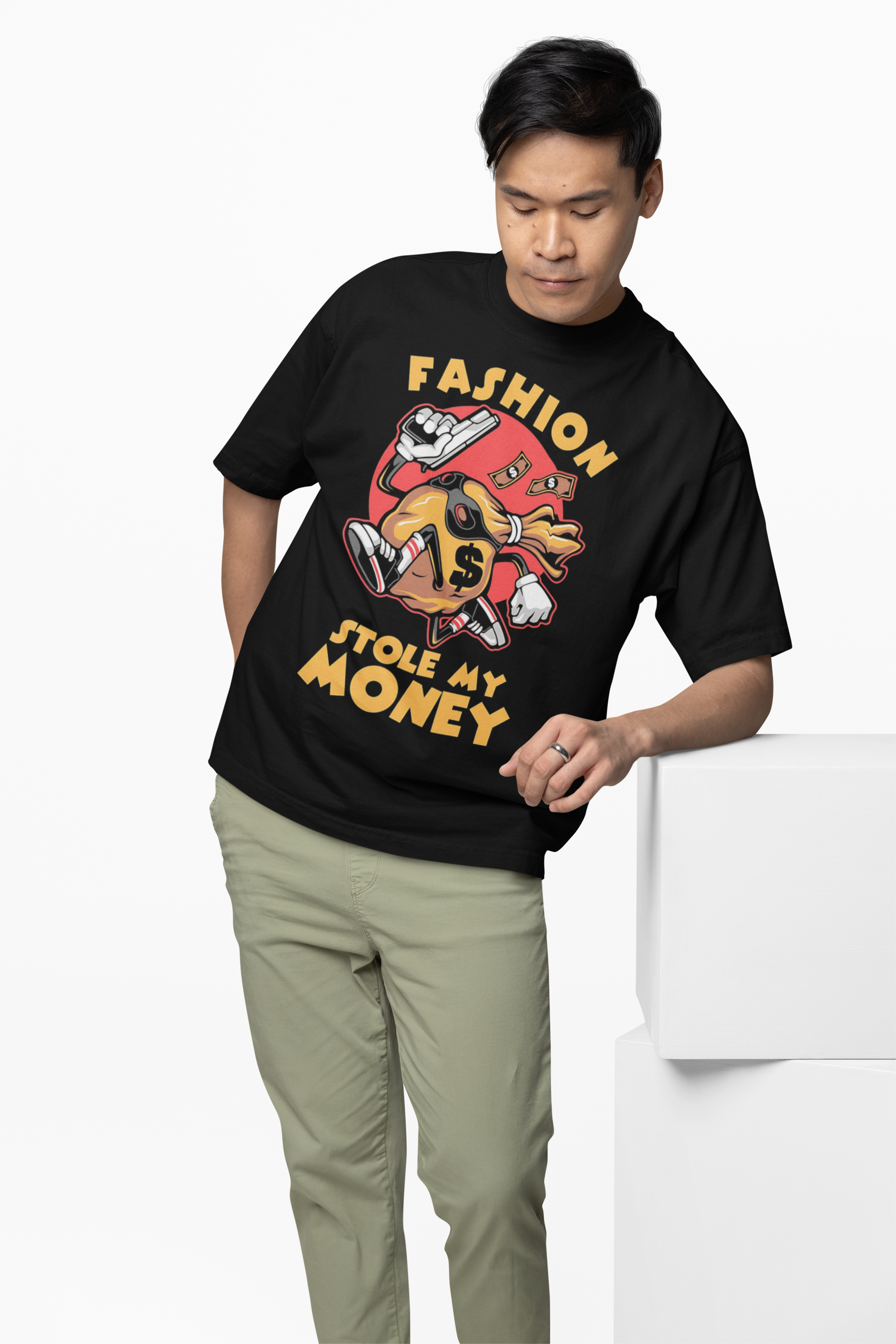 Fashion Stole My Money Oversized T-Shirt