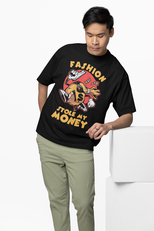Fashion Stole My Money Oversized T-Shirt