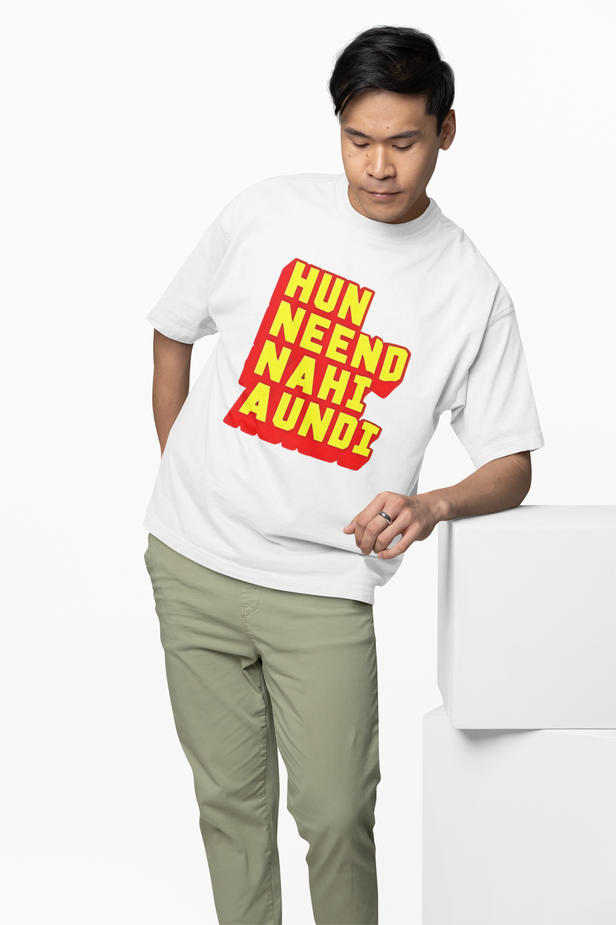 Aujla Song Lines Oversized T-Shirt